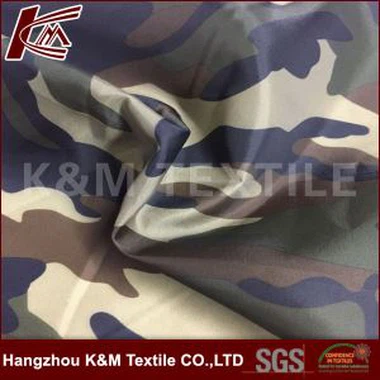 Ánh sáng chống thấm in đồng bằng vải Taffeta Polyester vải