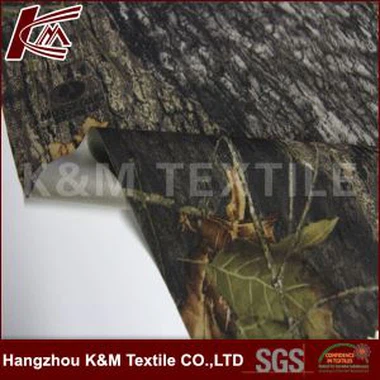 Vải Tricot chống thấm nước in họa tiết Mossy Oak dùng cho đi săn