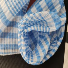 Vải lưới bong bóng cotton nylon lụa