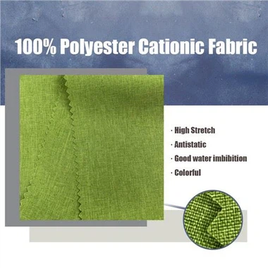 100% Polyester 150d vải Cation