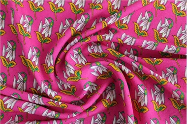 Vải in hai mặt 100% Viscose cho váy, áo sơ mi